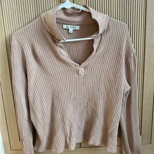 Euphoric Equestrian Coco Waffle Sweater